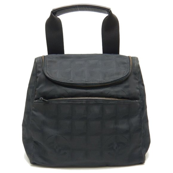 CHANEL A15958 Rucksack New Travel 2WAY Nylon Black 251381 - Picture 10 of 10